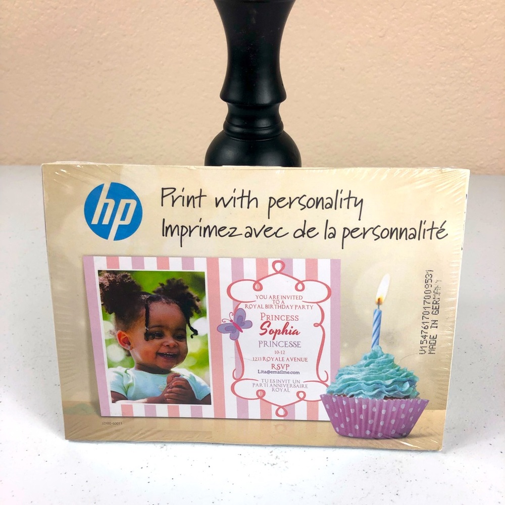 New HP Print With Personality Photo Paper Pack